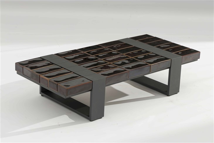 Glaze Tile Top Kafe Tablo